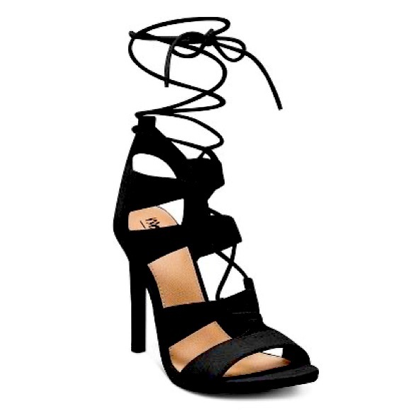 Mossimo Supply Co. Shoes - Black Strappy Heels —Mossimo Scarlet Heel